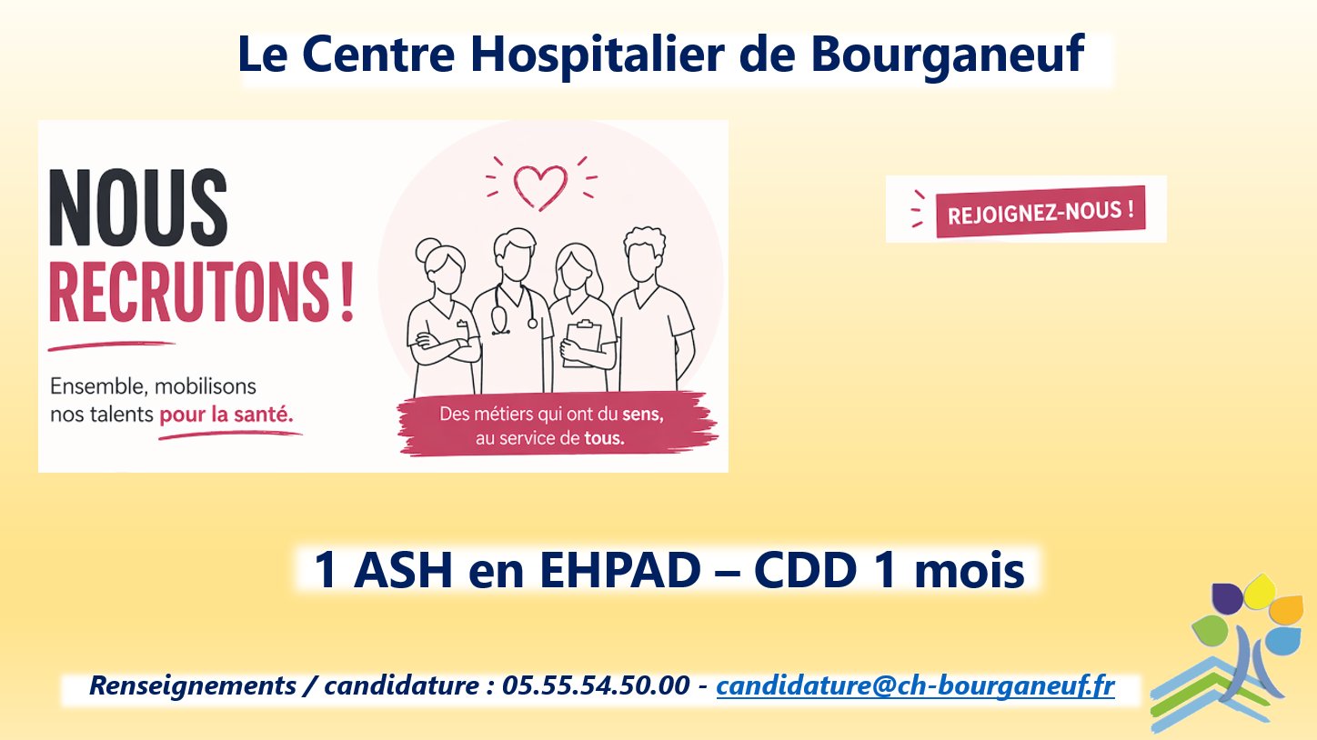 Offre d'emploi ASH EHPAD
